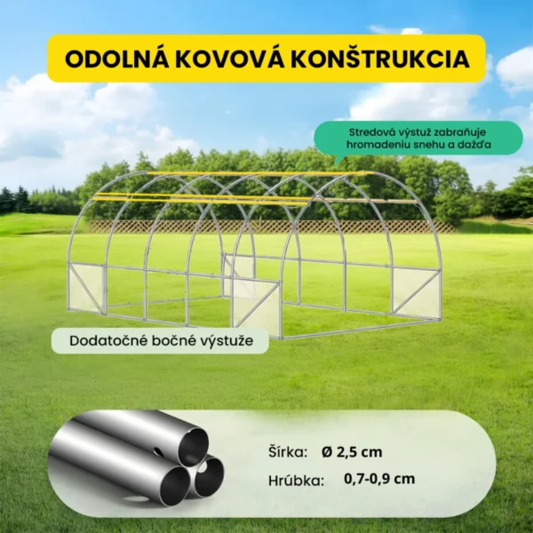 Fóliovník 2.5×5×2 m