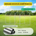 Fóliovník 2×3.5×2 m