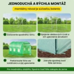 Fóliovník 2×3×2 m