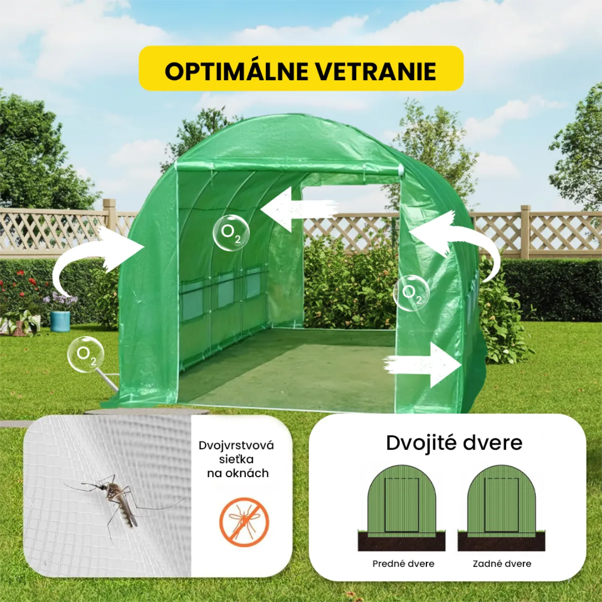 Fóliovník 2×3×2 m