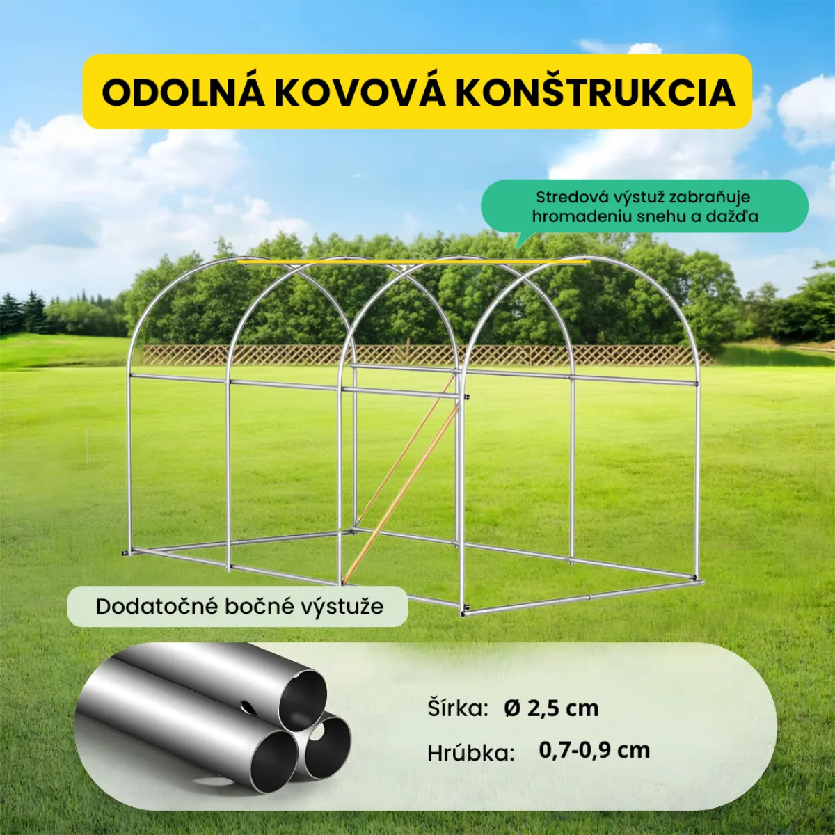 Fóliovník 2×3×2 m