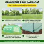 Fóliovník 3×6×2 m