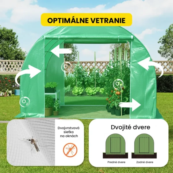 Fóliovník 3×6×2 m