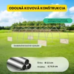 Fóliovník 3×6×2 m