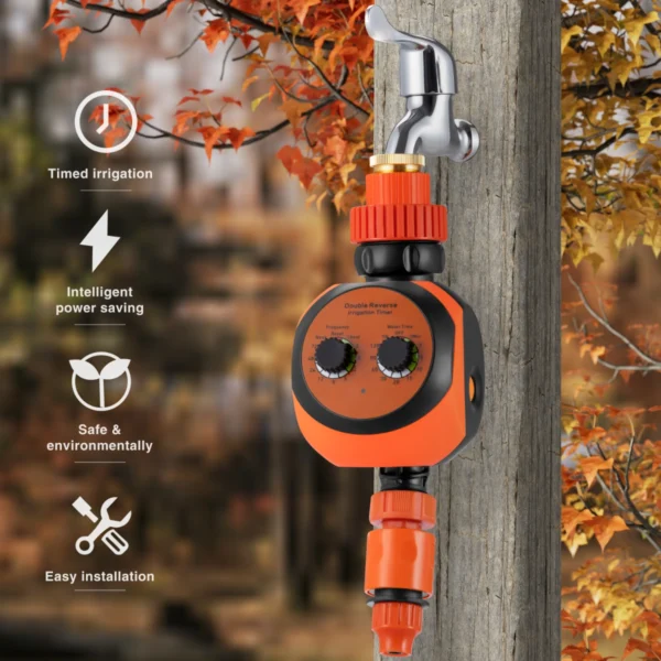 Časovač zavlažovania – automatické polievanie záhrady