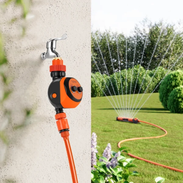 Časovač zavlažovania – automatické polievanie záhrady