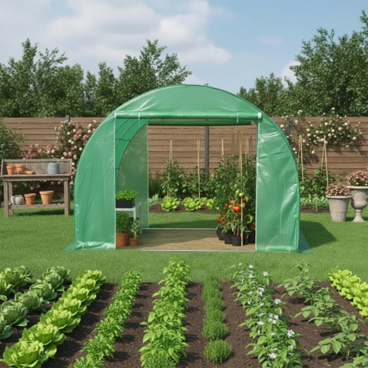 Folijski rastlinjak 2.5×5×2 m