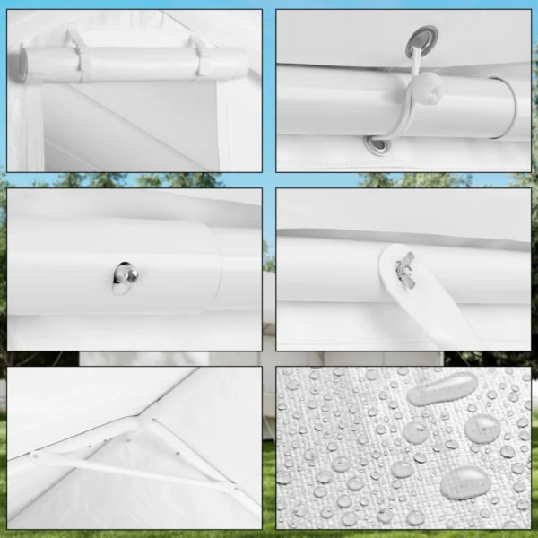 Garážový stan – konštrukcia 38 mm + plachta 280 g/m²