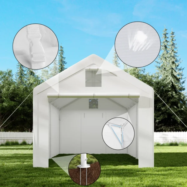 Garážový stan 3×4 m