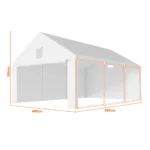 Garážový stan 4×6 m