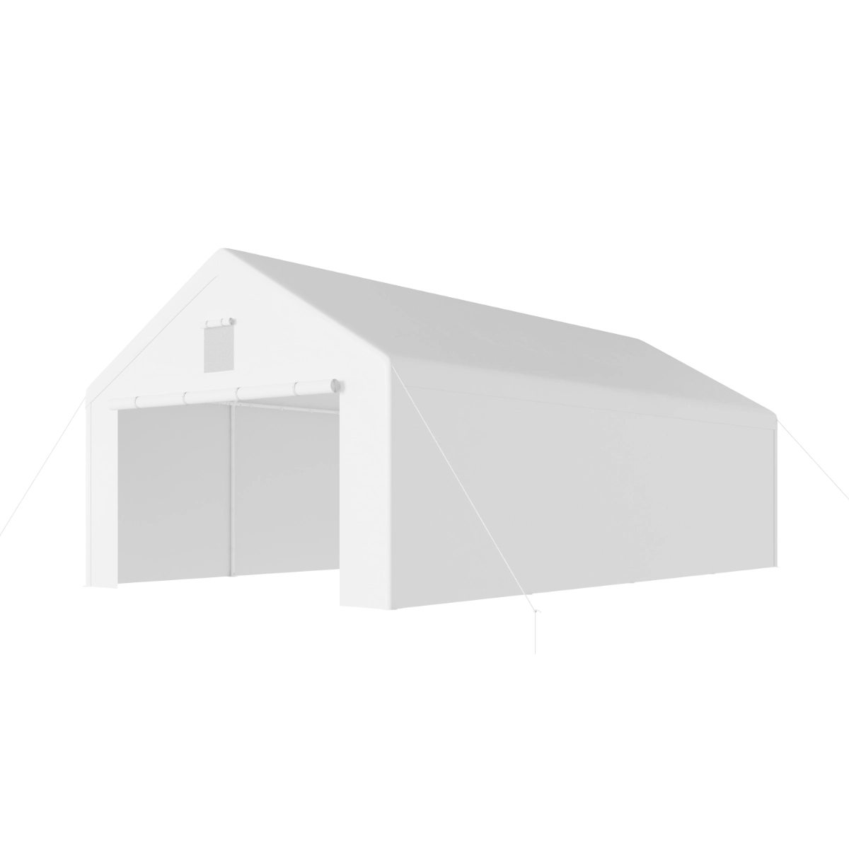 Garážový stan 4×8 m