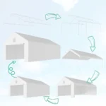 Garážový stan 4×8 m