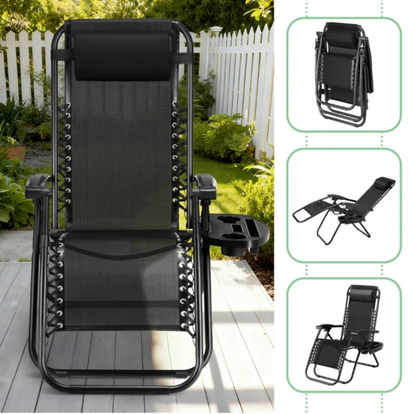 Skladacie záhradné ležadlo
