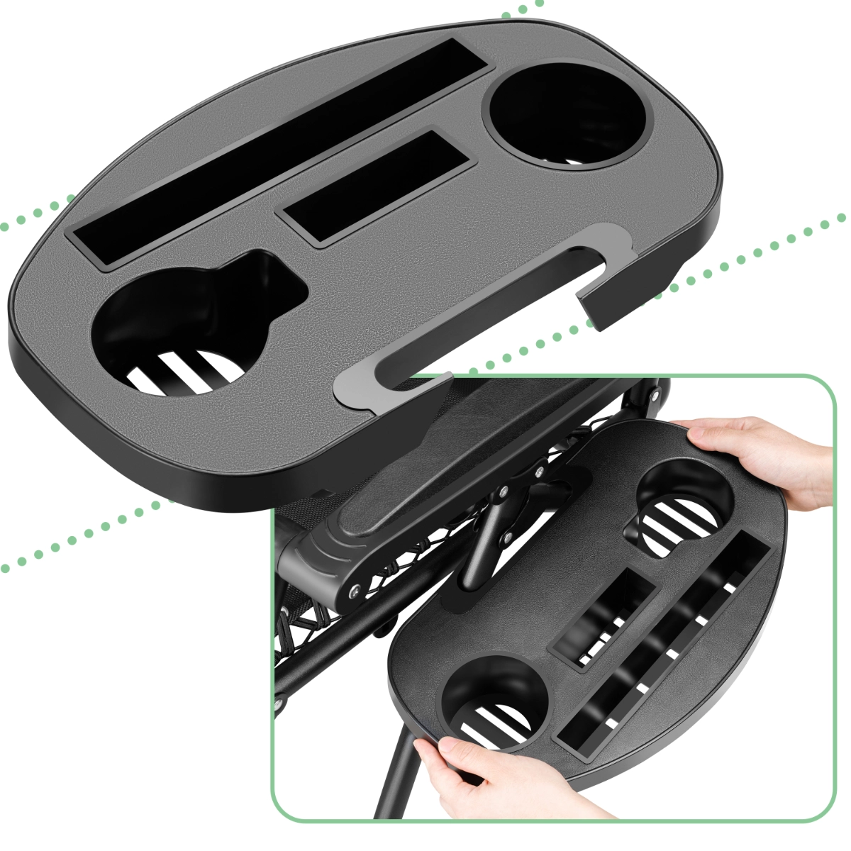 Skladacie záhradné ležadlo