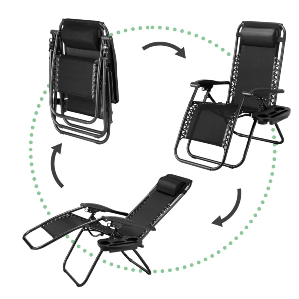 Skladacie záhradné ležadlo