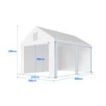 B01438_3_result Garážový stan – prémiová konštrukcia 38 mm + plachta 280 g/m²