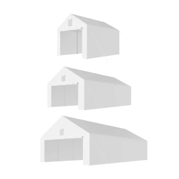 Garážový stan – konštrukcia 38 mm + plachta 280 g/m²