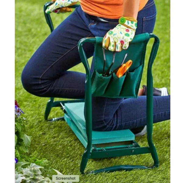 Záhradná stolička – kľakadlo 3 v 1 s organizérom
