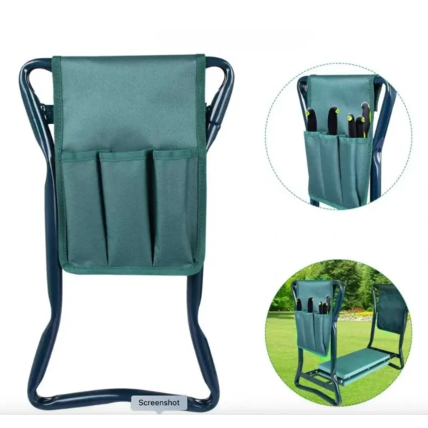 Záhradná stolička – kľakadlo 3 v 1 s organizérom